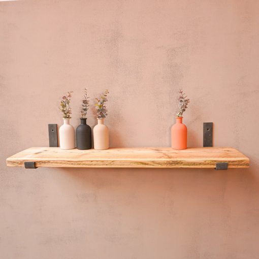 NEW FLOATING WOODEN SHELF KIT (225MM WIDTH)